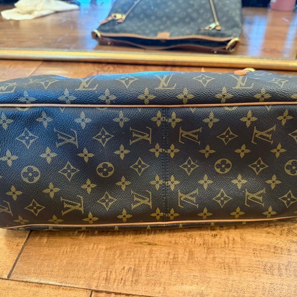 Louis Vuitton Delightful MM Monogram Hobo Bag Brown Canvas Leather Shoulder Bag - Picture 10 of 12